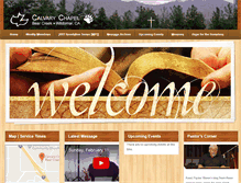 Tablet Screenshot of calvarychapelbearcreek.com